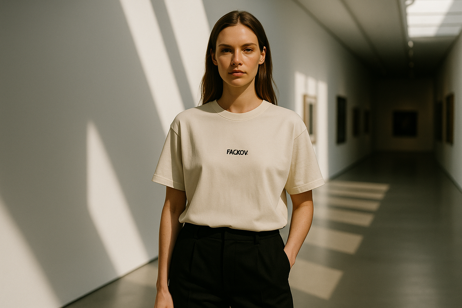 FACKOV. BASELINE Oversize Tee in Galerie