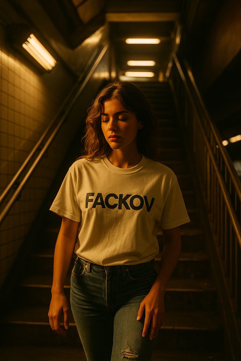 Above Opinion Tee — Bone